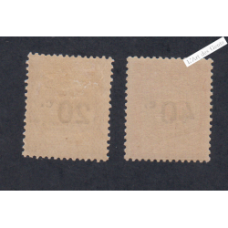 Timbres Taxe n°49 et n°50  - Neufs* - cote 70 Euros - lartdesgents.fr