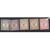 Timbres Taxe n°43 à n°48 sauf n°47  - Neufs* - cote 107 Euros - lartdesgents.fr