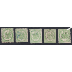 Timbres Télégraphe - n°6 - Oblitérés - cote 100 Euros - lartdesgents.fr