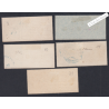 Timbres Téléphone - n°8- à n°11 et n°29 - Oblitérés - cote 104 Euros - lartdesgents.fr
