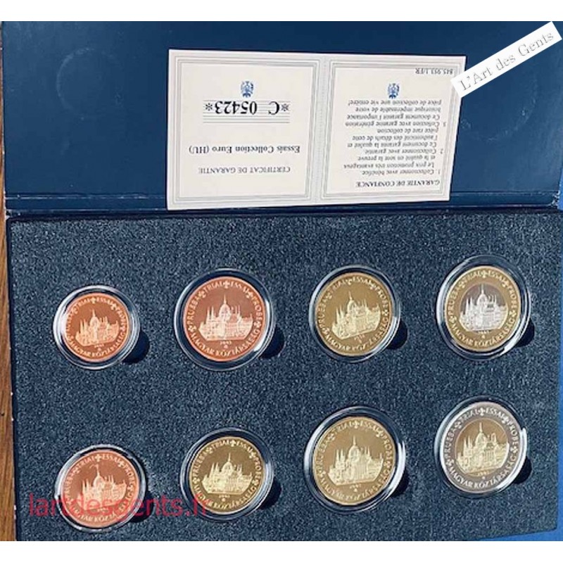 Coffret ESSAIS* euros Hongrie 2003 , lartdesgents.fr