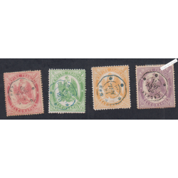 Timbres Télégraphe - n°5 à n°7 - Oblitérés - cote 177 Euros - lartdesgents.fr