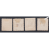 Timbres Télégraphe - n°7-n°7a-n°8 et n°8a - Oblitérés - cote 101 Euros - lartdesgents.fr