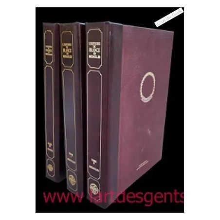 HISTOIRE DE FRANCE en 100 MÉDAILLES *Argent 925/00 +/- 3.8 kg envoi france uniquement, lartdesgents.fr