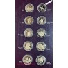HISTOIRE DE FRANCE en 100 MÉDAILLES *Argent 925/00 +/- 3.8 kg envoi france uniquement, lartdesgents.fr