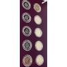HISTOIRE DE FRANCE en 100 MÉDAILLES *Argent 925/00 +/- 3.8 kg envoi france uniquement, lartdesgents.fr