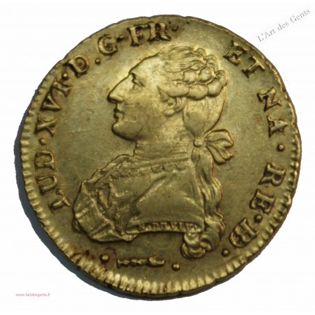 Double Louis XVI d'or 1778 Pau Superbe, lartdesgents.fr