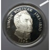 Proof, 20 Balboas 1974 Argent 925/00 130 grs Panama Simon Bolivar, lartdesgents.fr