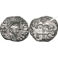 Mérovingien - Denier Sigofredus Neustrie, Paris   700 ap. J.C. , lartdesgents.fr