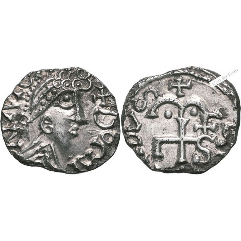 Mérovingien - Denier Sigofredus Neustrie, Paris   700 ap. J.C. , lartdesgents.fr