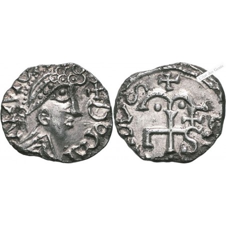 Mérovingien - Denier Sigofredus Neustrie, Paris   700 ap. J.C. , lartdesgents.fr