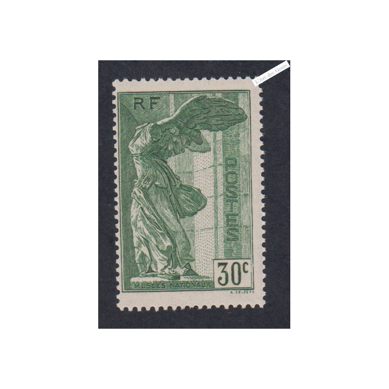 Timbre France n°354 - Samothrace - Neuf**  - cote 210 Euros - signé - lartdesgents.fr