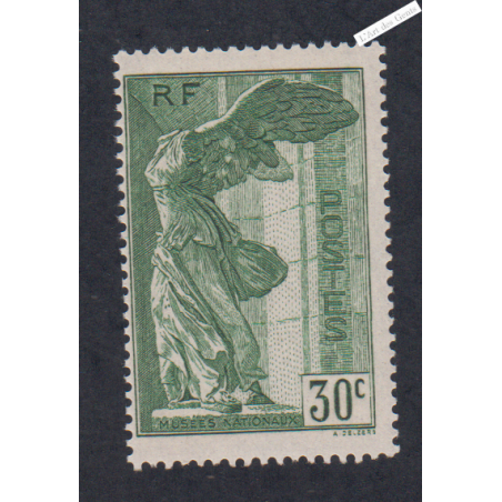 Timbre France n°354 - Samothrace - Neuf**  - cote 210 Euros - signé - lartdesgents.fr