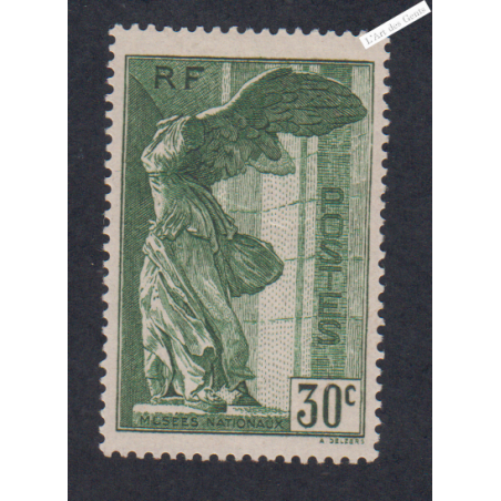 Timbre France n°354 - Samothrace - Neuf*  - cote 85 Euros - signé - lartdesgents.fr