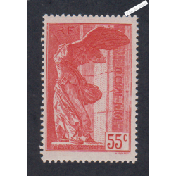 Timbre France n°355 - Samothrace - Neuf**  - cote 210 Euros - signé - lartdesgents.fr