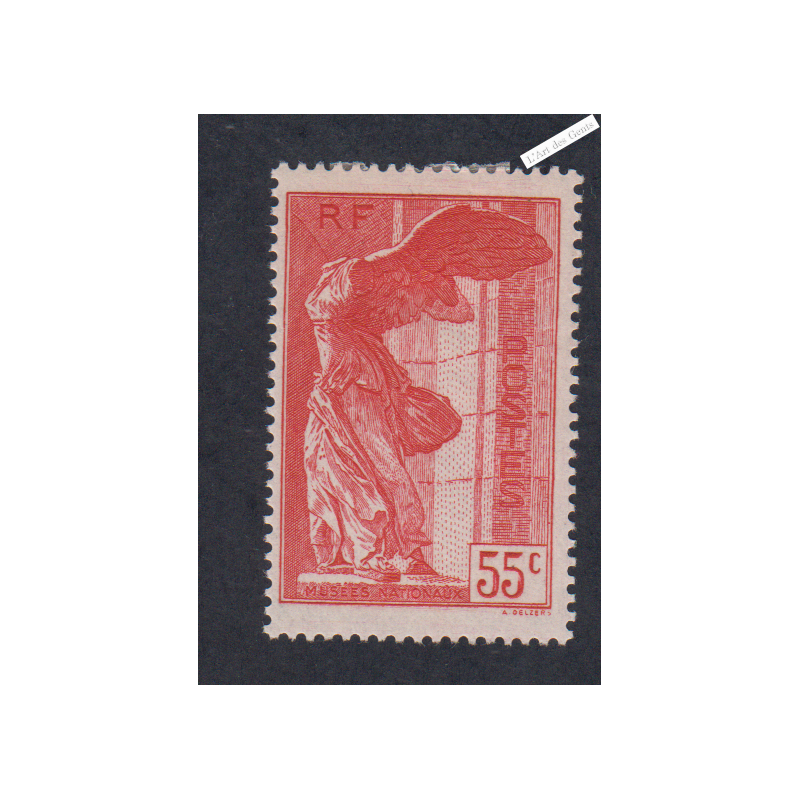 Timbre France n°355 - Samothrace - Neuf*  - cote 85 Euros - lartdesgents.fr