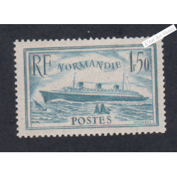 Timbre France n°300 - Normandie - Neuf**  - cote 210 Euros - Signé  - lartdesgents.fr