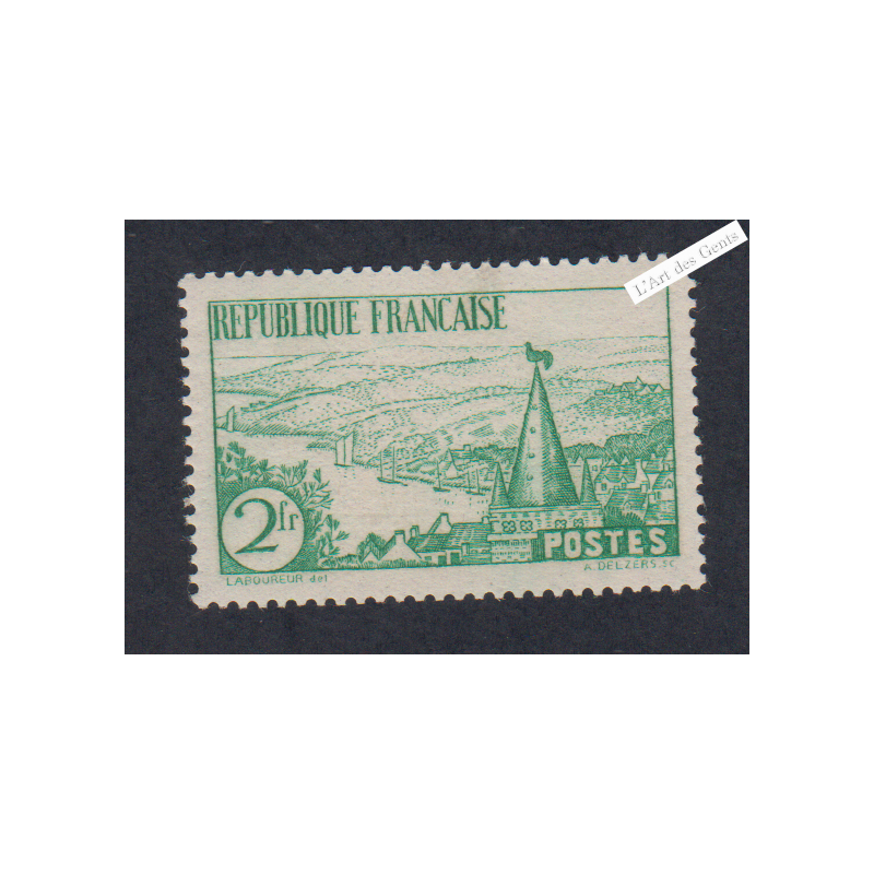 Timbre France n°301 - Rivière Bretonne - Neuf**  - cote 85 Euros - Signé  - lartdesgents.fr