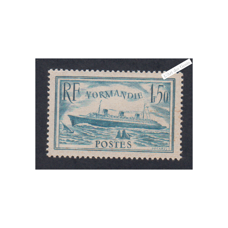 Timbre n°300 - Normandie - Neuf*  - cote 70 Euros - lartdesgents.fr