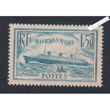 Timbre n°300 - Normandie - Neuf*  - cote 70 Euros - lartdesgents.fr