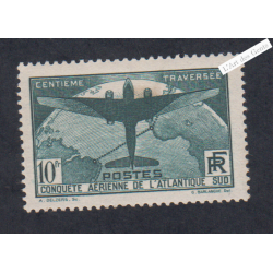 Timbre France n°321 - Neuf*  - Signé cote 375 euros - lartdesgents.fr