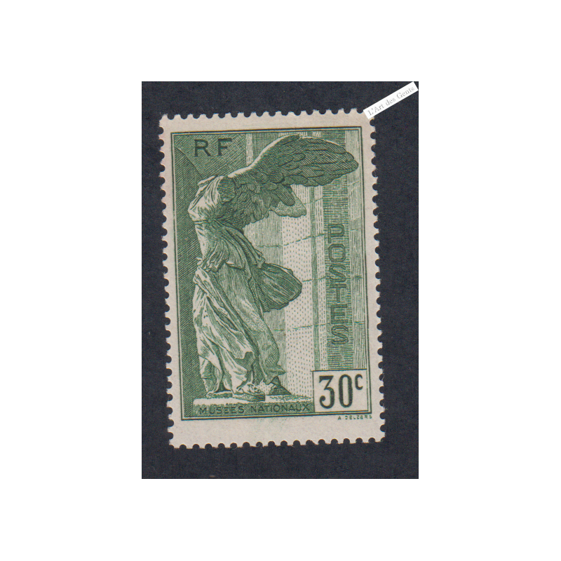 Timbre France n°354 - Samothrace - Neuf**  - cote 210 Euros - signé - lartdesgents.fr