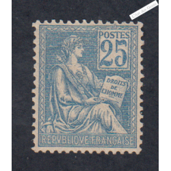 Timbre n°114 - Mouchon Type I - 1900 - Neuf* - cote 135 Euros -Signé - lartdesgents.fr