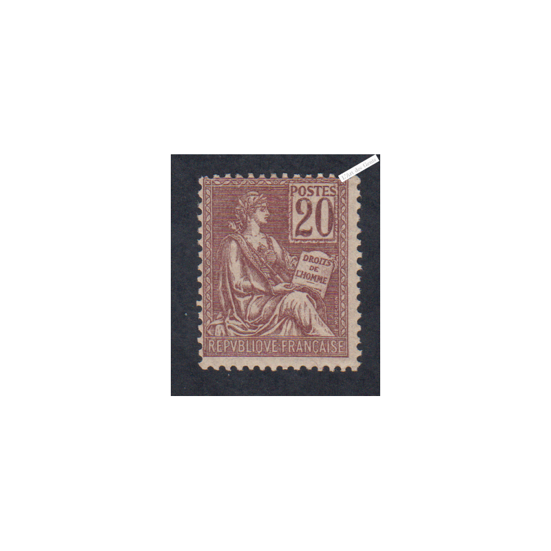 Timbre n°113 - Mouchon Type I - 1900 - Neuf* - cote 60 Euros -Signé - lartdesgents.fr