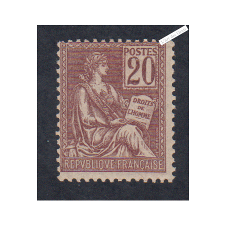 Timbre n°113 - Mouchon Type I - 1900 - Neuf* - cote 60 Euros -Signé - lartdesgents.fr