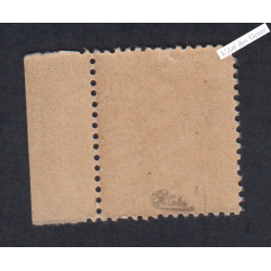 Timbre Type mouchon retouché n°126 - 1902 Neuf**  cote 410 Euros - signé - lartdesgents.fr