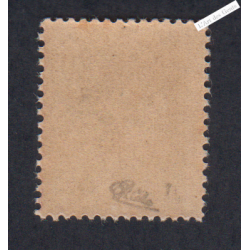 Timbre Type Mouchon retouché n°126 - 1902 Neuf**  cote 410 Euros - Signé - lartdesgents.fr