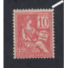 Timbre n°116 -10 c. rouge Mouchon Type II - 1900 - Neuf* - cote 60 Euros lartdesgents.fr