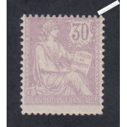 Timbre - n°128- Mouchon retouché - 1902 - Neuf* - Signé - cote 365 Euros lartdesgents.fr