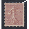 Timbre France Type Semeuse n°131 - 1903 Neuf ** Signé cote 200 Euros lartdesgents.fr