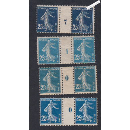Lot 4 Millésimes n°140 - 1906 - 3 Neufs** - 1 signé - lartdesgents.fr