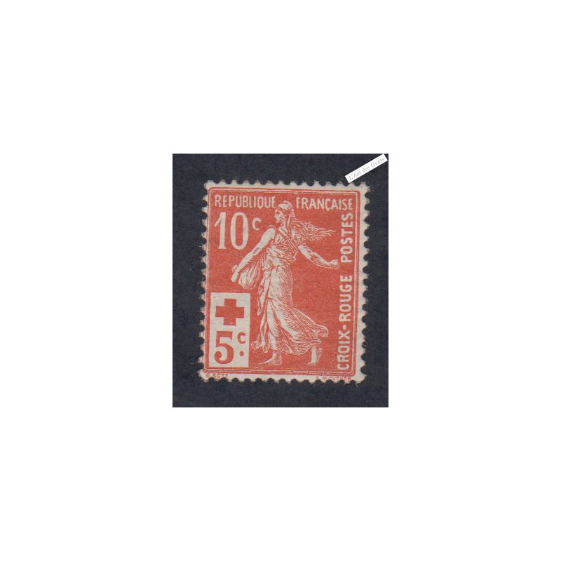 Timbre n°147 - croix rouge - 1914 - Neuf **  cote 100 Euros lartdesgents.fr