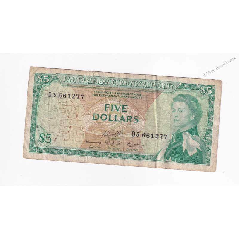 CARAIBES - 5$ 1965