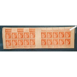 Carnet France n°283-C 16 Série 290- Type Paix 50 c. rouge  - Neuf** cote 420 Euros - lartdesgents.fr