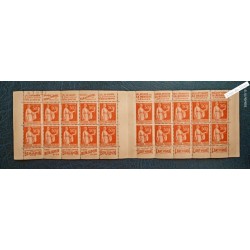 Carnet France n°283-C 8 Série 289- Type Paix 50 c. rouge  - Neuf** cote 270 Euros - lartdesgents.fr