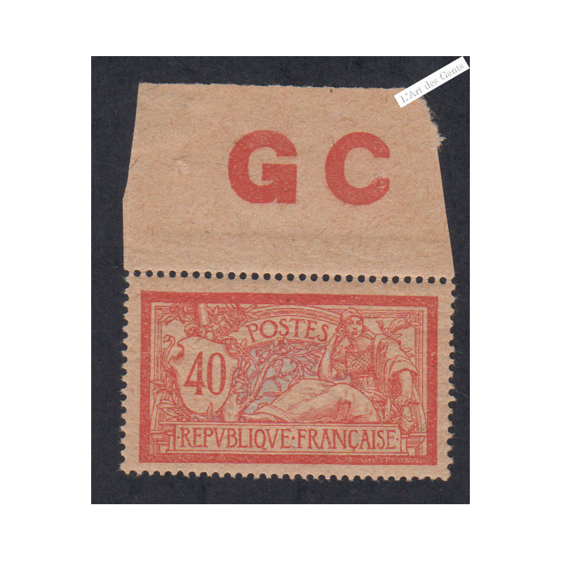 Timbre n°119d- Type Merson -1900 Neuf** Cote 80 Euros - lartdesgents.fr
