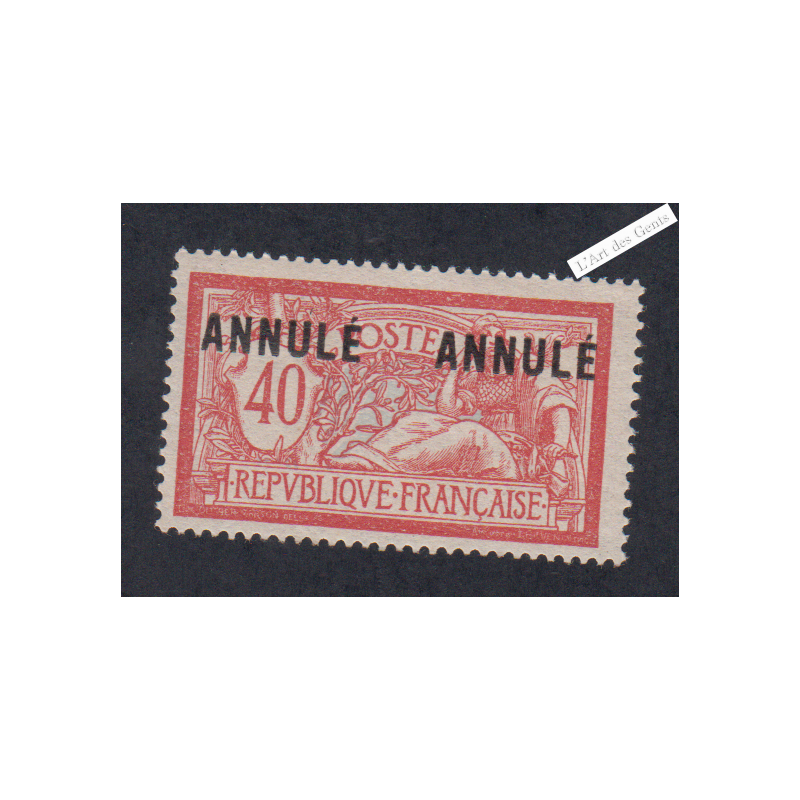 Timbre n°119-CI 2- Merson -1923 Neuf* Cote 60 Euros - lartdesgents.fr