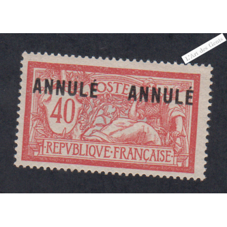 Timbre n°119-CI 2- Merson -1923 Neuf* Cote 60 Euros - lartdesgents.fr