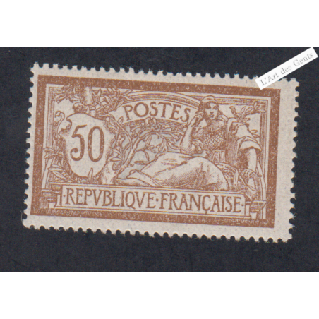 Timbre n°120 - Type Merson -1900 Neuf** Cote 600 Euros - lartdesgents.fr