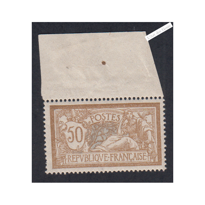 Timbre n°120d, papier GC - TBC -  neuf**,  Signé - cote 960 Euros - lartdesgents.fr