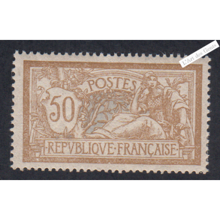 Timbre n°120d, papier GC - TBC -  neuf*,  Signé - cote 450 Euros lartdesgents.fr