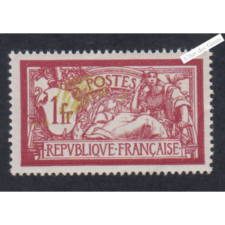 Timbre n°121b - TBC - Merson - Neuf** - cote 400 Euros - lartdesgents.fr