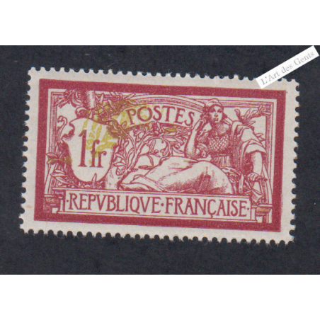 Timbre n°121b - TBC - Merson - Neuf* - cote 250 Euros - lartdesgents.fr