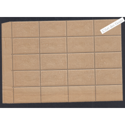 Bord de Feuille 16 Timbres n°121f - TBC - Merson - Neuf** - cote 2400 Euros - lartdesgents.fr