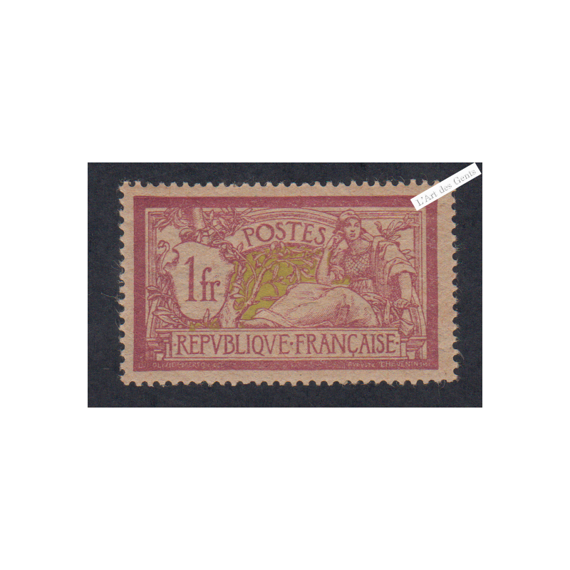 Timbre n°121f - GC - Merson - Neuf* - cote 55 Euros - lartdesgents.fr