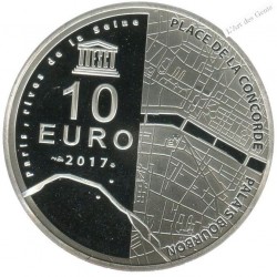 Coffret BE 10 euro 2017 Assemblée Nationale, Place de la Concorde -  lartdesgents.fr